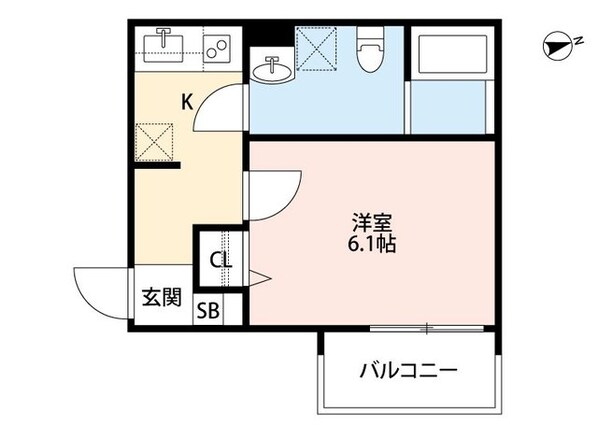 平野駅 徒歩6分 1階の物件間取画像